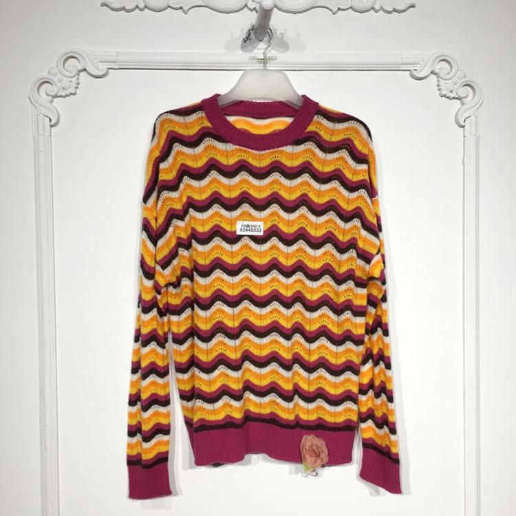 容系列 8244S033 时尚针织衫品牌女装折扣颦薪