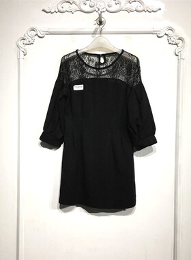 网红系列 D84034 时尚连衣裙品牌女装折扣颦薪