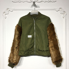 欧系列 8321S094 时尚短款外套品牌女装折扣馨薪