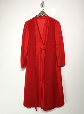 国风系列 Z01-A01525 时尚毛呢外套品牌女装折扣颦薪