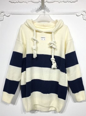 潮系列 D98400 时尚针织衫品牌女装折扣颦薪