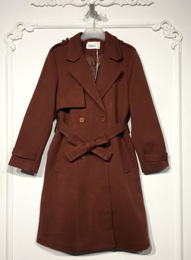 YZQ系列 8329S111 时尚毛呢外套品牌女装折扣颦薪