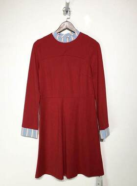 潮系列 Z01-A00486 时尚连衣裙品牌女装折扣颦薪