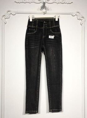 媞系列 8233S246 时尚牛仔长裤品牌女装折扣颦薪