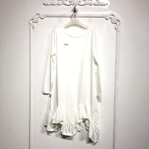 网红系列 D83942 时尚连衣裙品牌女装折扣颦薪