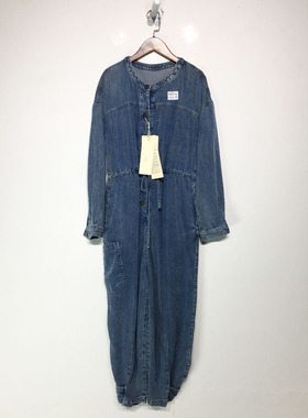 AELD系列 HH02116 时尚牛仔连体裤品牌女装折扣靓