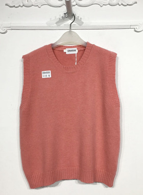 唐S系列 D94508 时尚针织背心品牌女装折扣颦薪