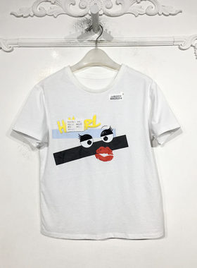 欧系列 8002S284 时尚T恤品牌女装折扣颦薪