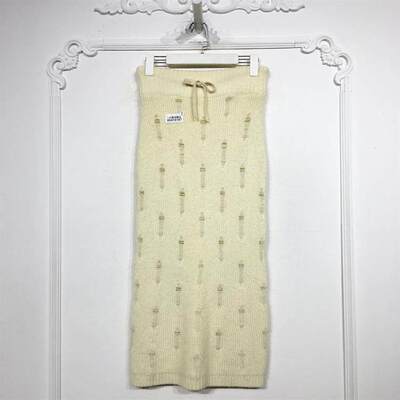 N系列 8041S187 时尚针织半身裙品牌女装折扣颦薪