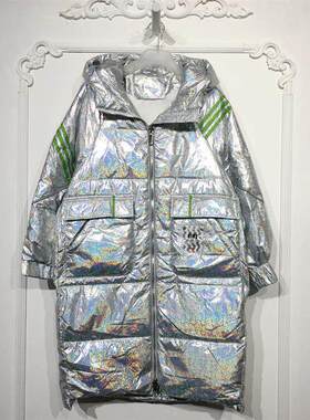 搭配系列 8029S186 时尚长款羽绒服品牌女装折扣颦薪