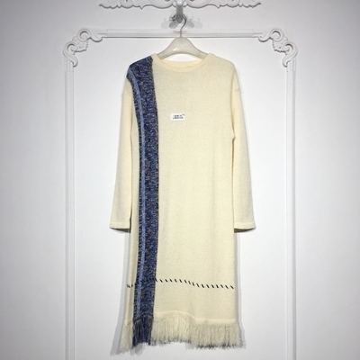 潮系列 LM06104 时尚针织连衣裙品牌女装折扣颦薪