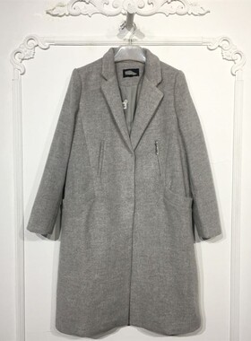 潮系列 8126S194 时尚毛呢外套品牌女装折扣颦薪