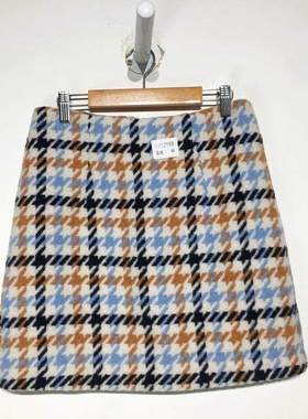 AELD系列 HH02199 时尚毛呢短裙品牌女装折扣颦薪