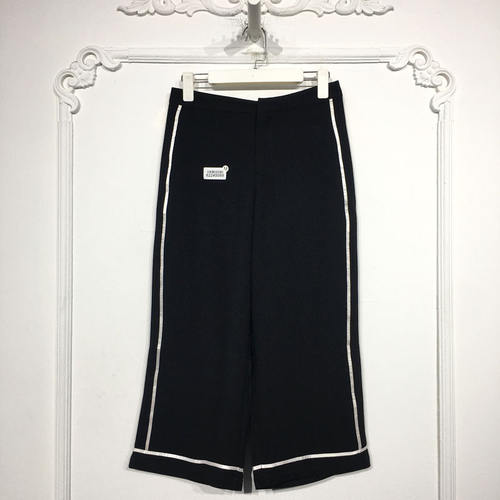 乔系列 8224S088 时尚阔腿裤品牌女装折扣颦薪