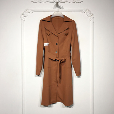 容悦 8338S166 时尚风衣外套品牌女装折扣颦薪