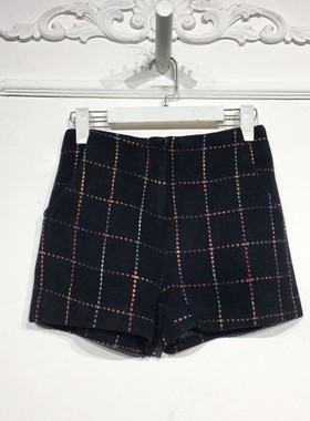 UGC系列 8165S142 时尚毛呢短裤品牌女装折扣颦薪