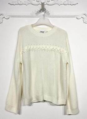 潮系列 8137S022 时尚针织衫品牌女装折扣颦薪