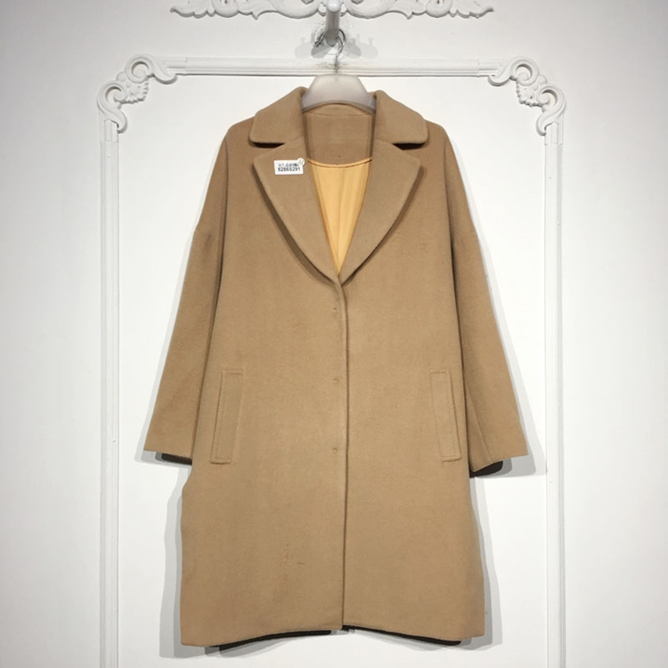 N系列 8286S291 时尚羊毛毛呢外套品牌女装折扣颦薪