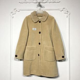 颗粒绒毛呢外套品牌女装 时尚 折扣颦薪 8275S255 西树系列