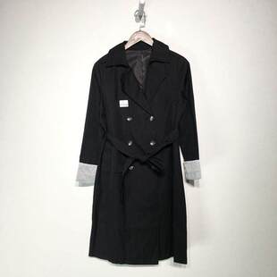 风衣外套品牌女装 潮系列 时尚 A00354 折扣颦薪 Z01