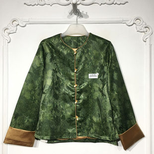 容系列 YB000648 时尚国风新中式短款外套品牌女装折扣颦薪