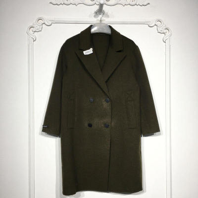 潮系列 8247S112 时尚双面呢毛呢外套品牌女装折扣颦薪