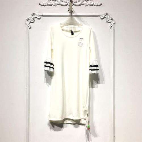 乔系列 D82131 时尚连衣裙品牌女装折扣颦薪