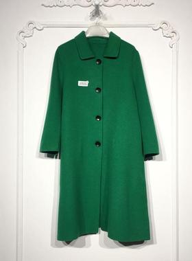 西树系列 8276S285 时尚羊毛双面呢毛呢外套品牌女装折扣颦薪