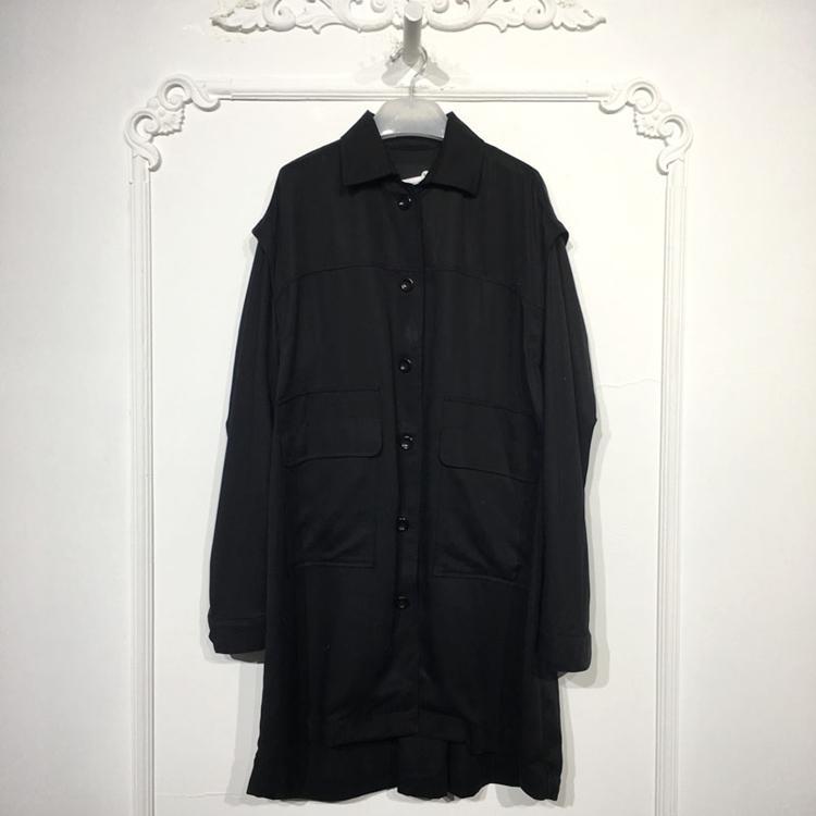 M系列 8153S080 时尚风衣外套品牌女装折扣颦薪