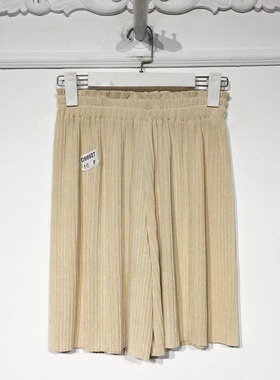 狂欢节！艾O系列 D98927 时尚短裤品牌女装折扣馨