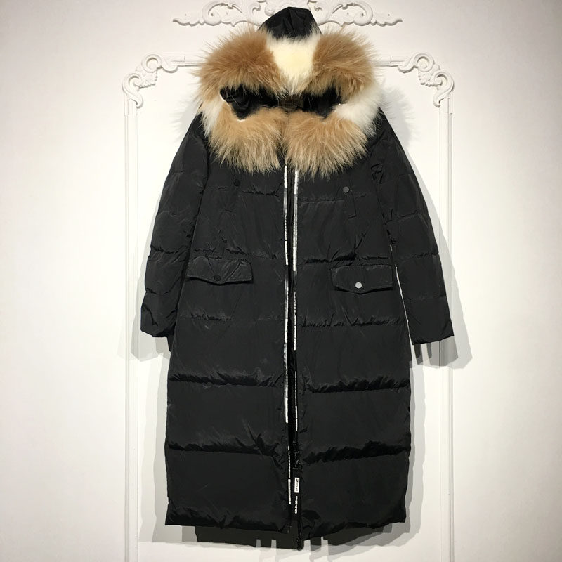 M.L系列 8253S079 时尚真毛领长款羽绒服品牌女装折扣颦薪,女装/女士精品,羽绒服,淘宝优惠券,粉丝福利购,淘宝优惠卷