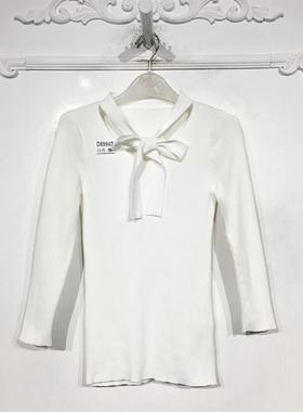 素系列 D89947 时尚针织衫品牌女装折扣颦薪