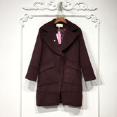 时尚 冬毛呢外套品牌女装 折扣颦薪