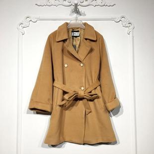 毛呢外套品牌女装 时尚 折扣颦薪 8248S197 米LD系列