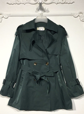 潮系列 D98902 时尚风衣外套品牌女装折扣靓