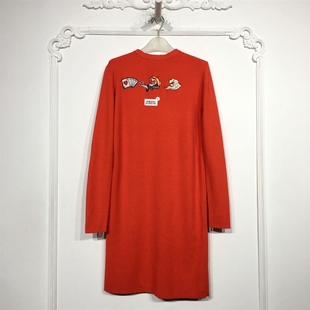 折扣颦薪 针织连衣裙品牌女装 N系列8125S190 时尚