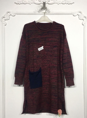 VE系列 8125S232 时尚针织连衣裙品牌女装折扣颦薪