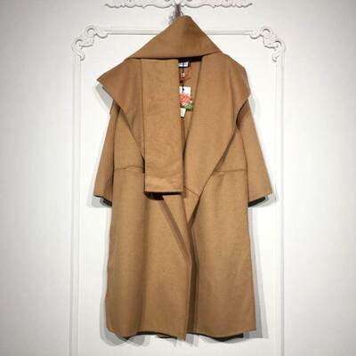 潮系列 8278S205 时尚羊毛双面呢毛呢外套品牌女装折扣颦薪