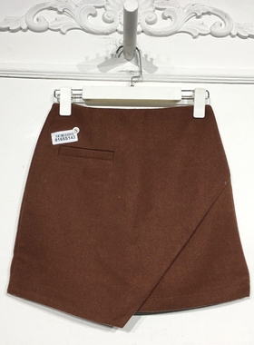 UGC系列 8165S143 时尚毛呢半身裙品牌女装折扣颦薪