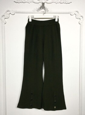 西树系列 8165S132 时尚针织长裤品牌女装折扣颦薪