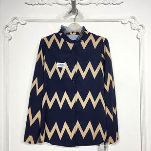 品牌女装 潮系列 衬衫 时尚 折扣颦薪 8176S275