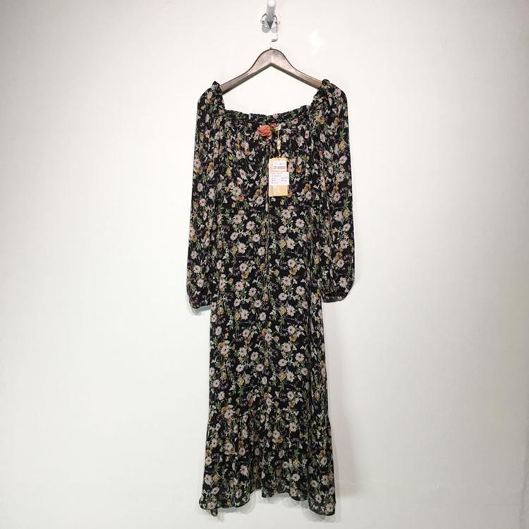 潮系列 Z01-A00530 时尚连衣裙品牌女装折扣颦薪