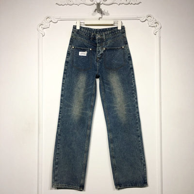 容系列 8331S202 时尚牛仔长裤品牌女装折扣颦薪