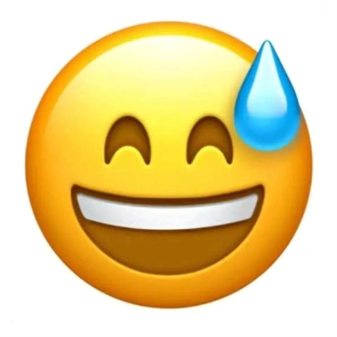 抖音同款流汗黄豆贴纸表情包搞笑emoji个性标签装饰