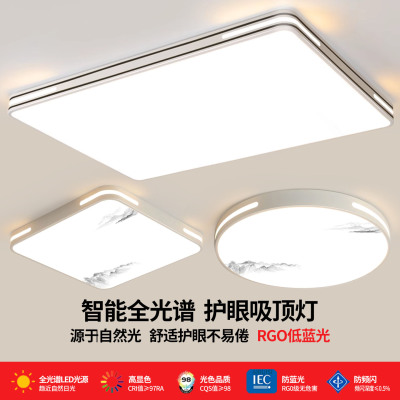 大厅吸顶灯饰客厅大灯主卧室吊灯具大全现代简约大气中山2025新款