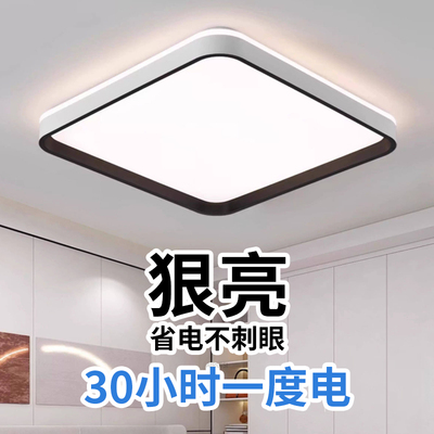 led吸顶灯阳台走廊灯现代简约客厅灯大气卧室房间灯中山全屋灯具