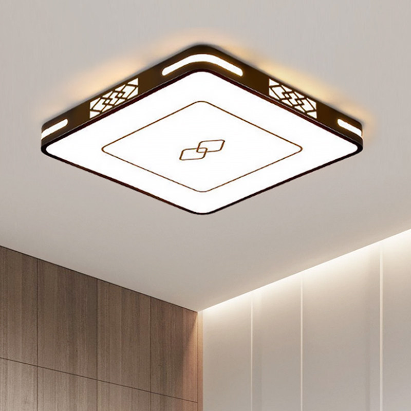 主卧室灯2025新款LED吸顶灯现代简约全光谱护眼儿童房间中山灯具