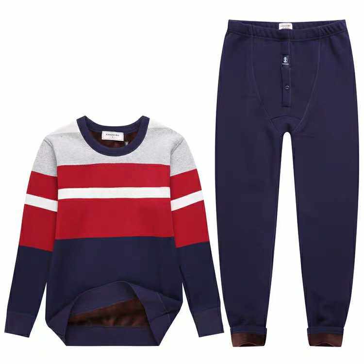 康奈内衣 加绒加厚保暖横肌领男衫裤,女士内衣/男士内衣/家居服,保暖套装,淘宝优惠券,粉丝福利购,淘宝优惠卷