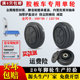 万向轮胶板车4寸100x38单轮子全黑色橡胶静音5寸125x38手推车脚轮