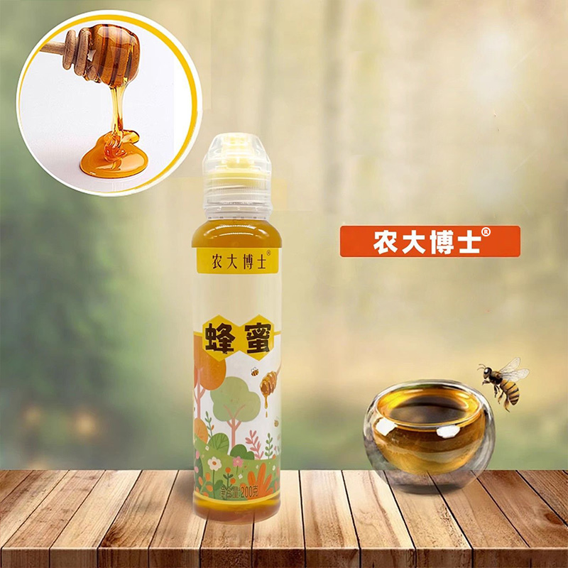 神蜂农大博士百花正宗蜂蜜200g蜂蜜挤压瓶